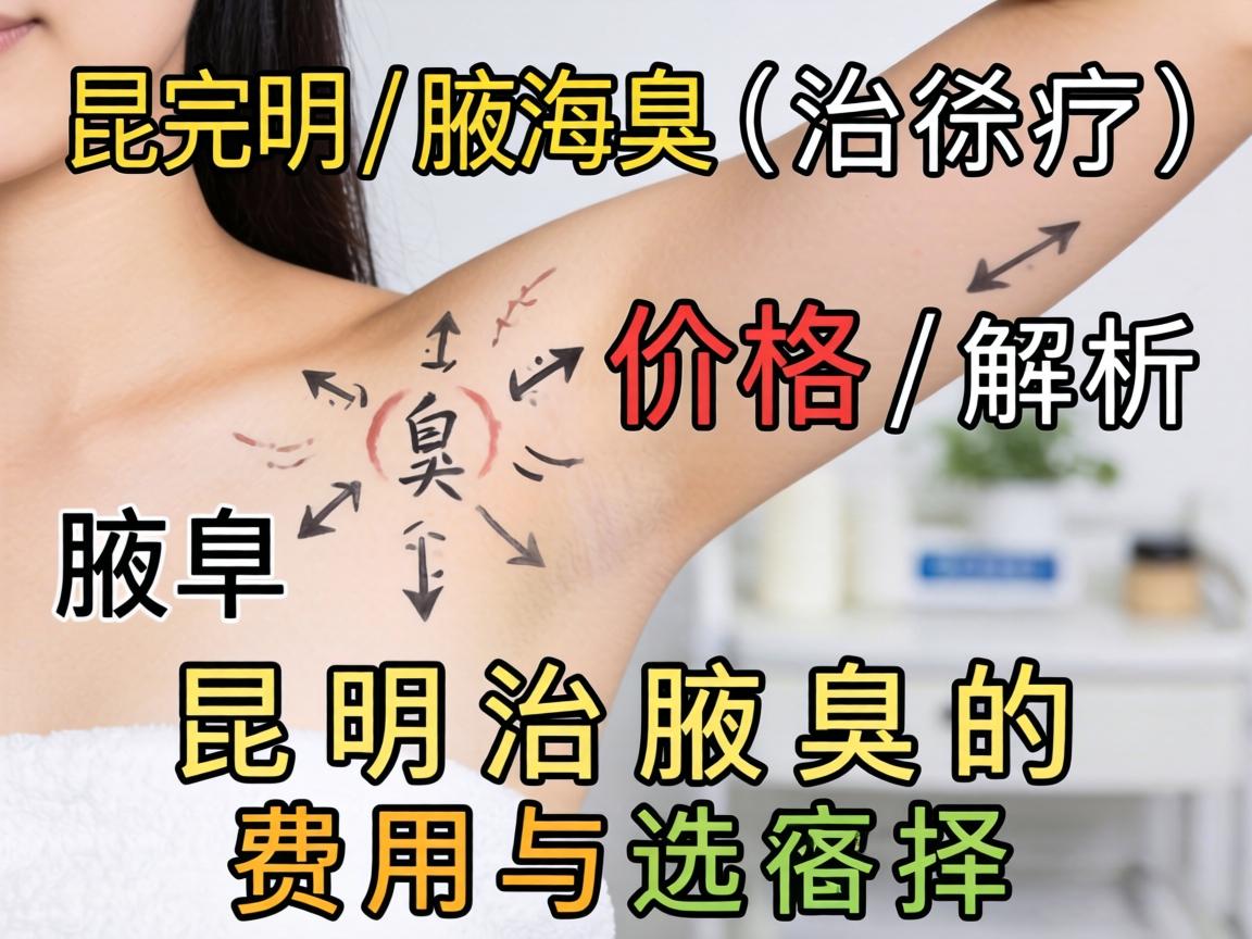 昆明腋臭治疗价格解析,昆明治腋臭的费用与选择 昆明腋臭治疗价格解析,昆明治腋臭的费用与选择