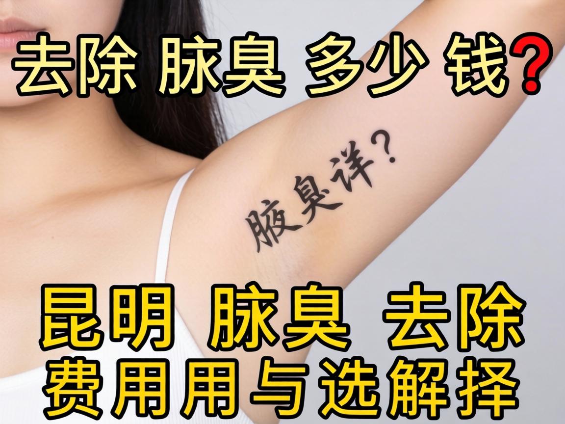 昆明去除腋臭多少钱？详解昆明腋臭去除费用与选择
