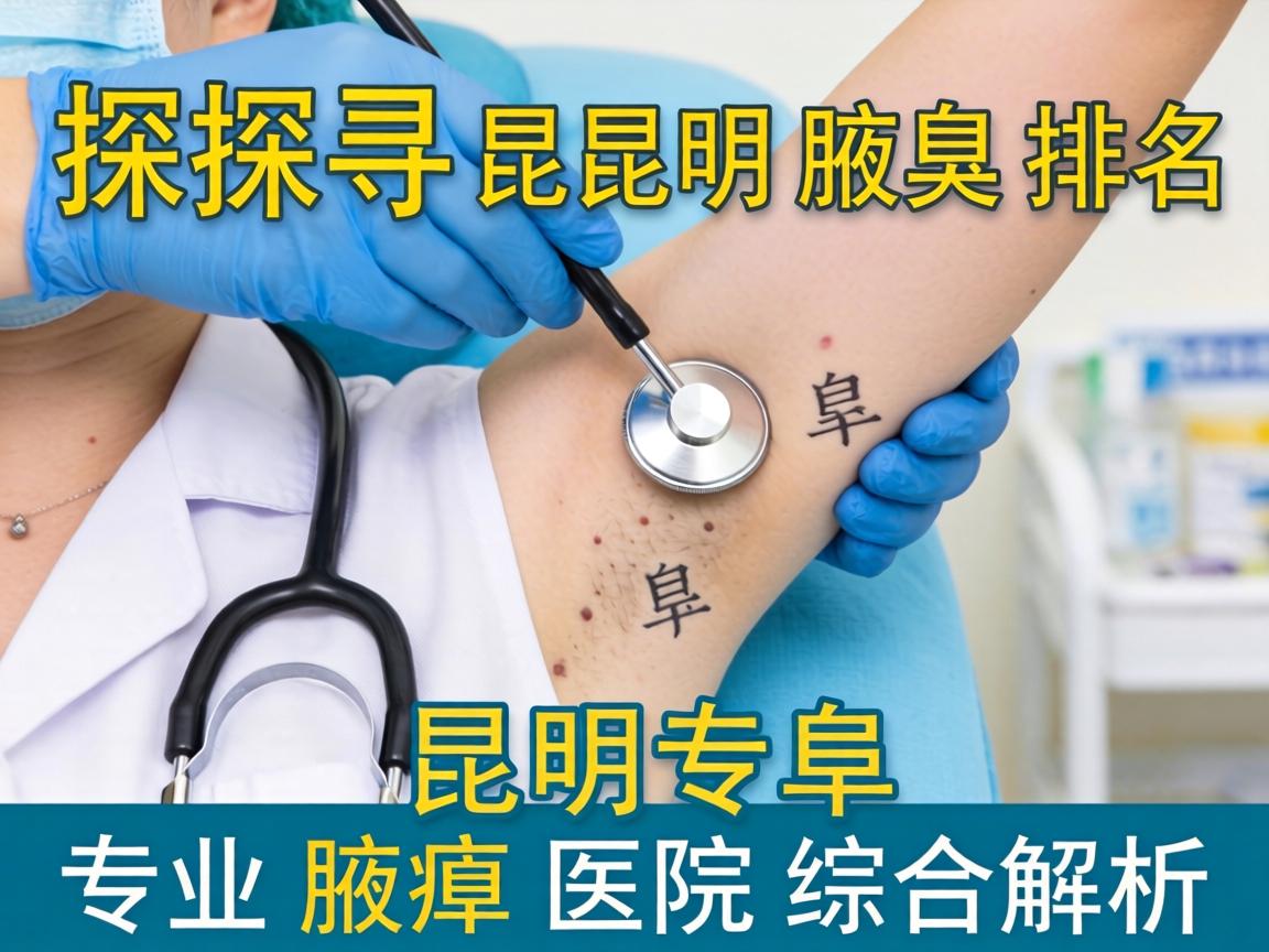 探寻昆明腋臭医院排名，昆明专业腋臭医院综合解析