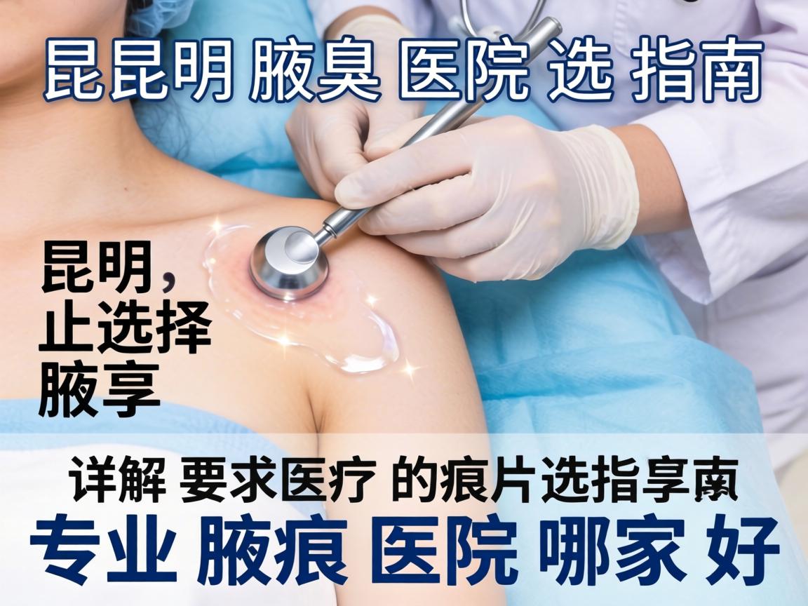 昆明腋臭医院选择指南，详解昆明专业腋臭医院哪家好
