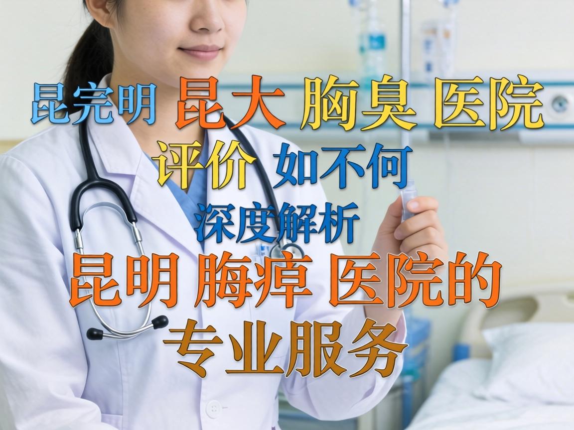 昆明昆大腋臭医院评价如何？深度解析昆明腋臭医院的专业服务