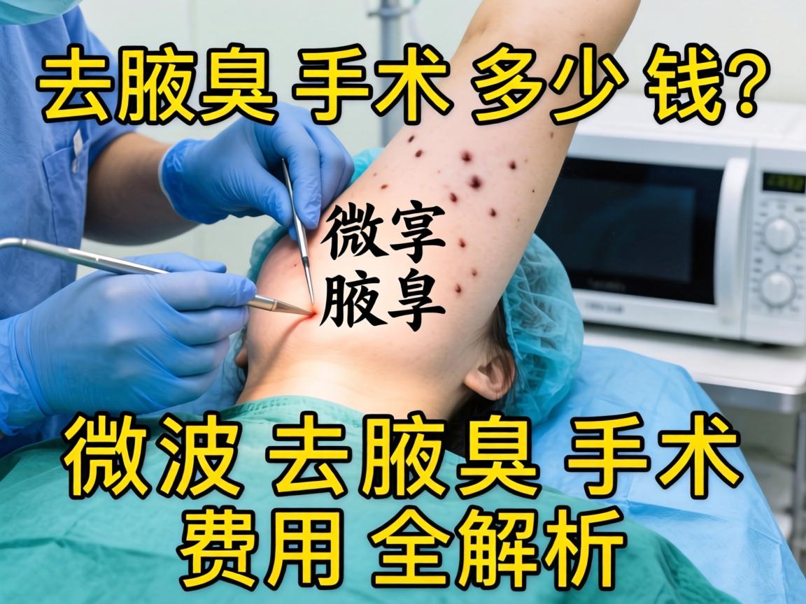 昆明微波去腋臭手术多少钱？微波去腋臭手术费用全解析