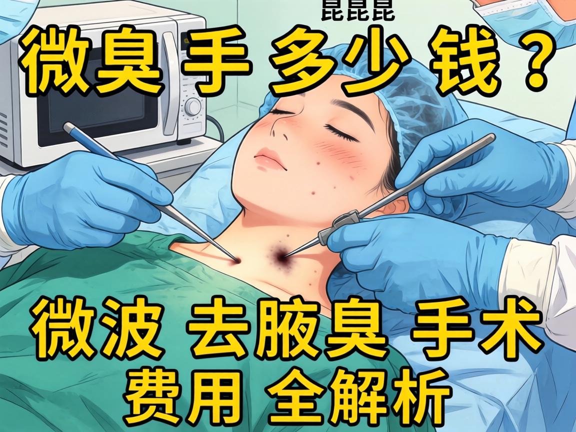 昆明微波去腋臭手术多少钱？微波去腋臭手术费用全解析