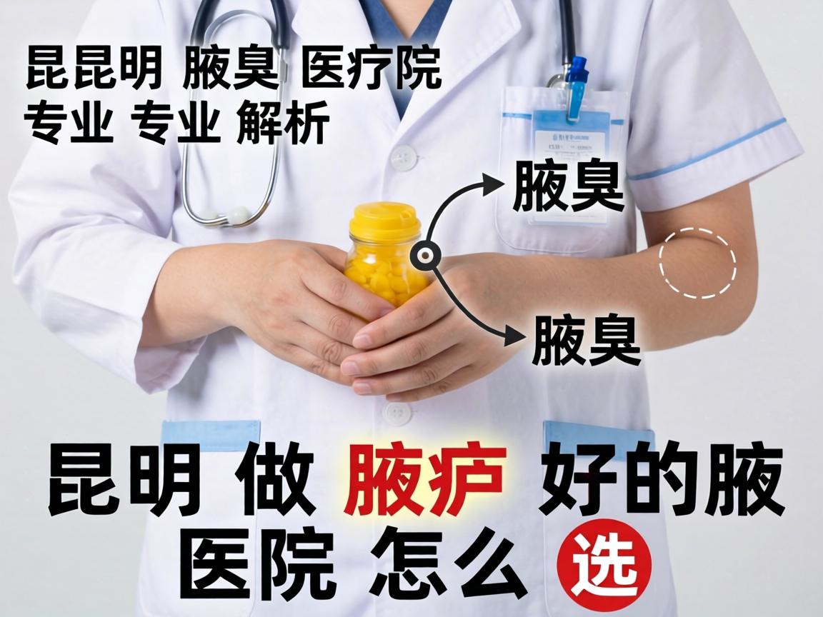 昆明腋臭医院专业解析，昆明做腋臭好的医院怎么选