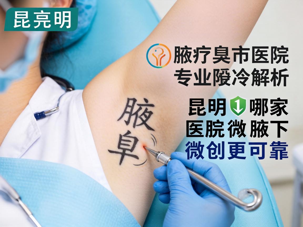 昆明腋臭医院专业解析，昆明哪家医院做腋下微创更可靠