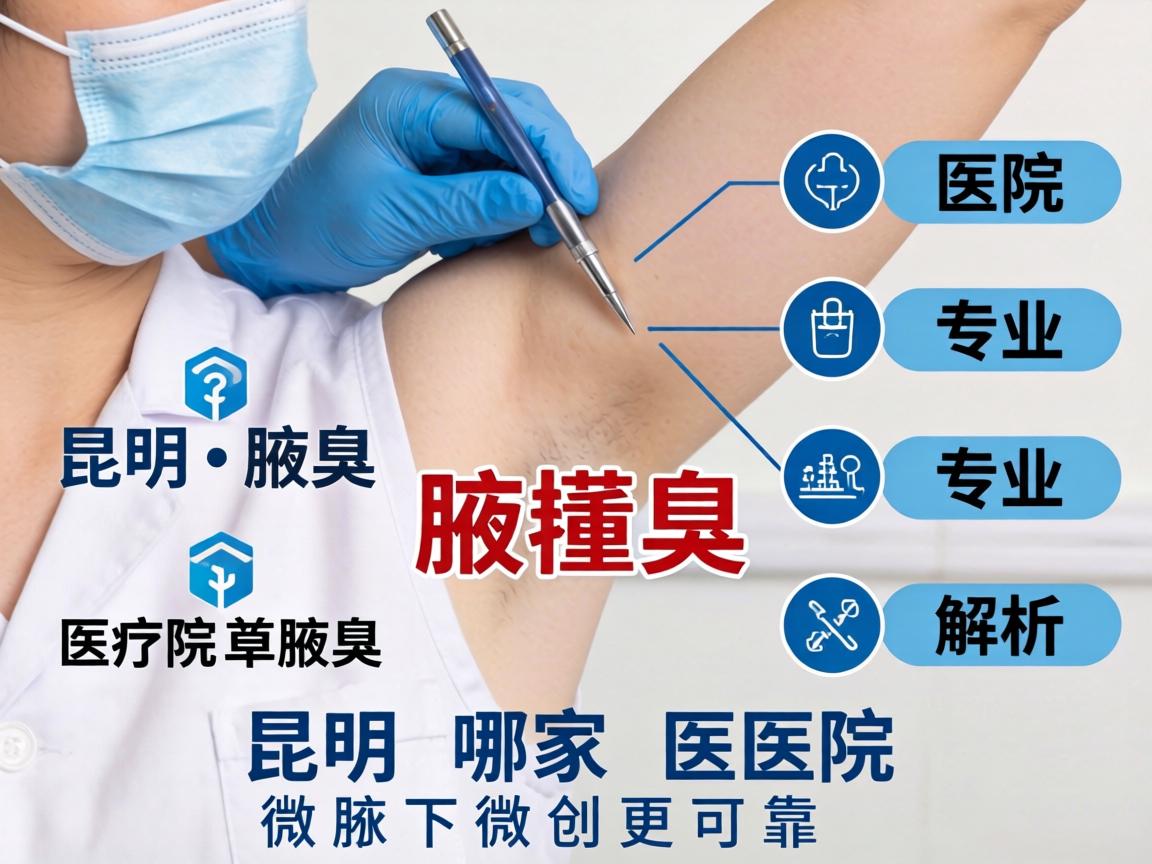 昆明腋臭医院专业解析，昆明哪家医院做腋下微创更可靠
