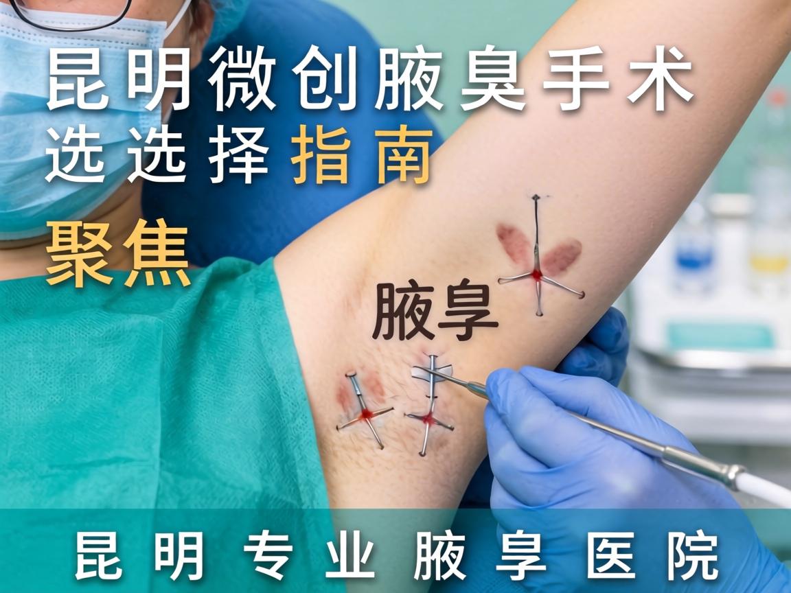 昆明微创腋臭手术选择指南，聚焦昆明专业腋臭医院