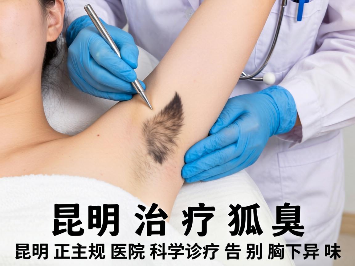 昆明治疗狐臭，昆明正规医院科学诊疗告别腋下异味