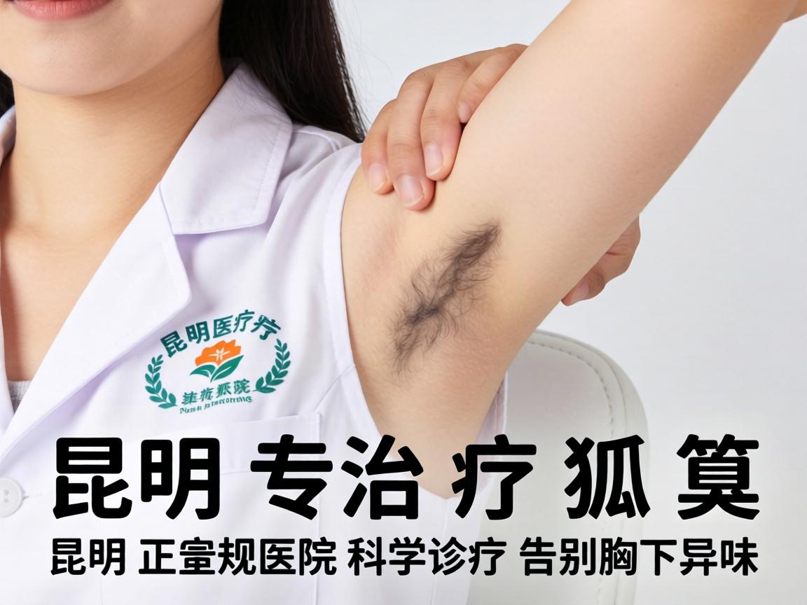 昆明治疗狐臭，昆明正规医院科学诊疗告别腋下异味
