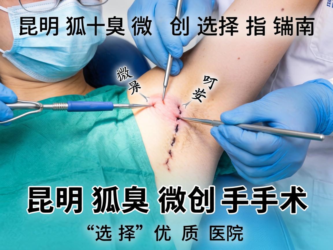 昆明狐臭微创手术选择指南，详解昆明狐臭微创手术优质医院