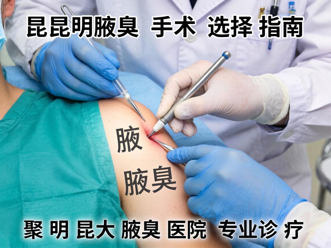 昆明腋臭手术选择指南，聚焦昆明昆大腋臭医院的专业诊疗
