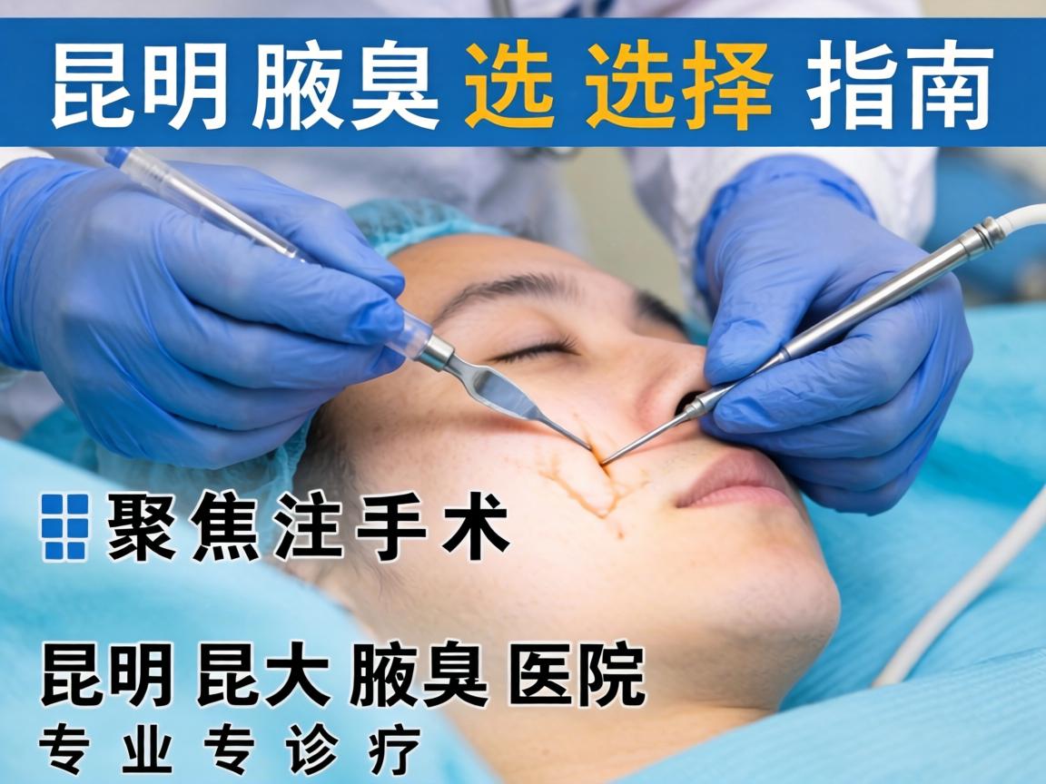 昆明腋臭手术选择指南，聚焦昆明昆大腋臭医院的专业诊疗
