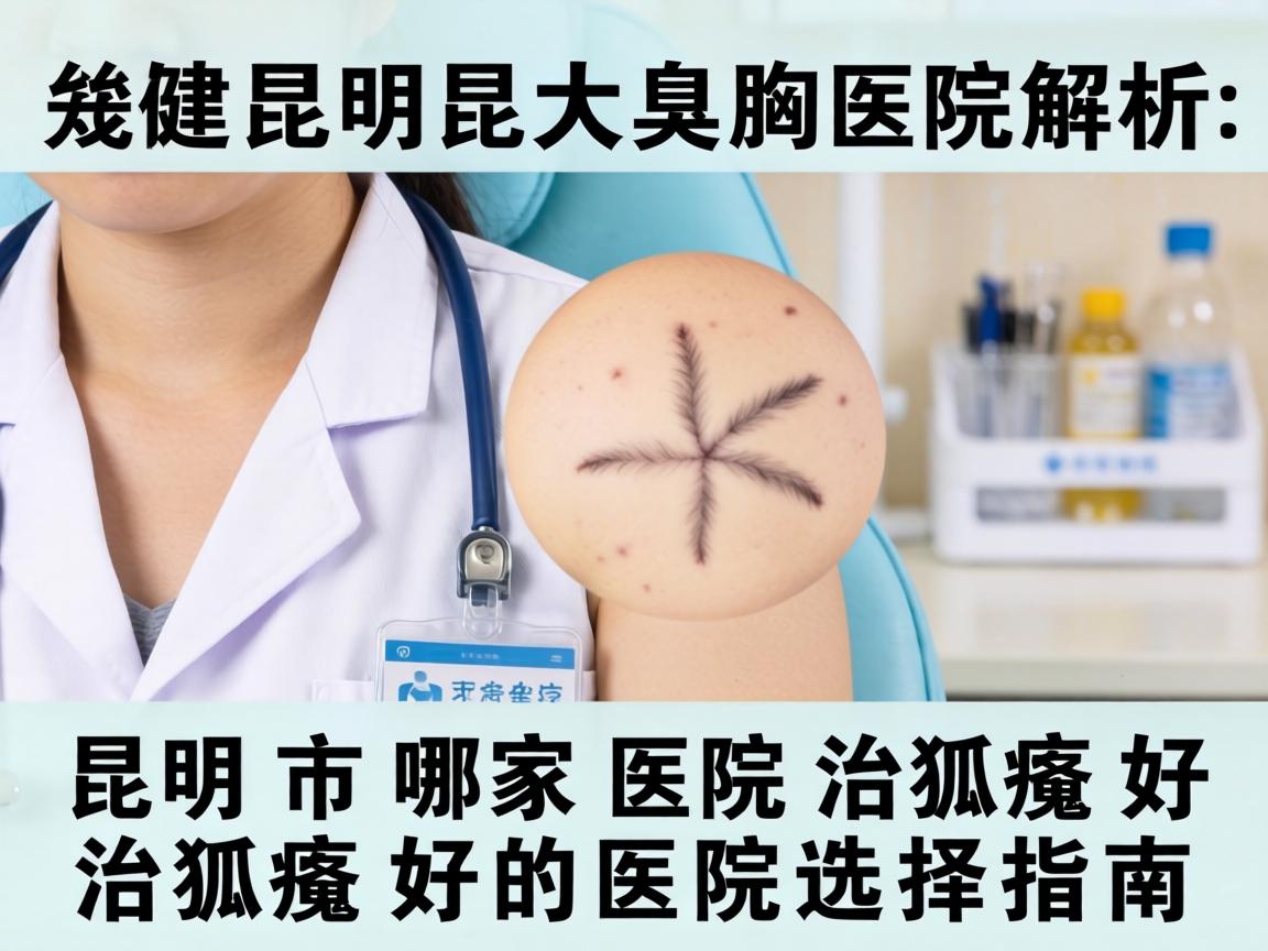 昆明昆大腋臭医院解析，昆明市哪家医院治狐臭好，治狐臭好的医院选择指南