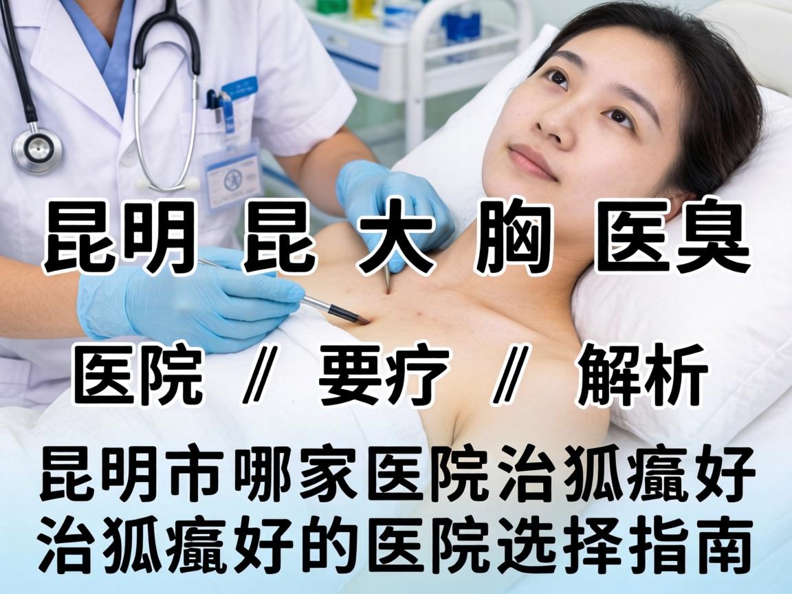 昆明昆大腋臭医院解析，昆明市哪家医院治狐臭好，治狐臭好的医院选择指南