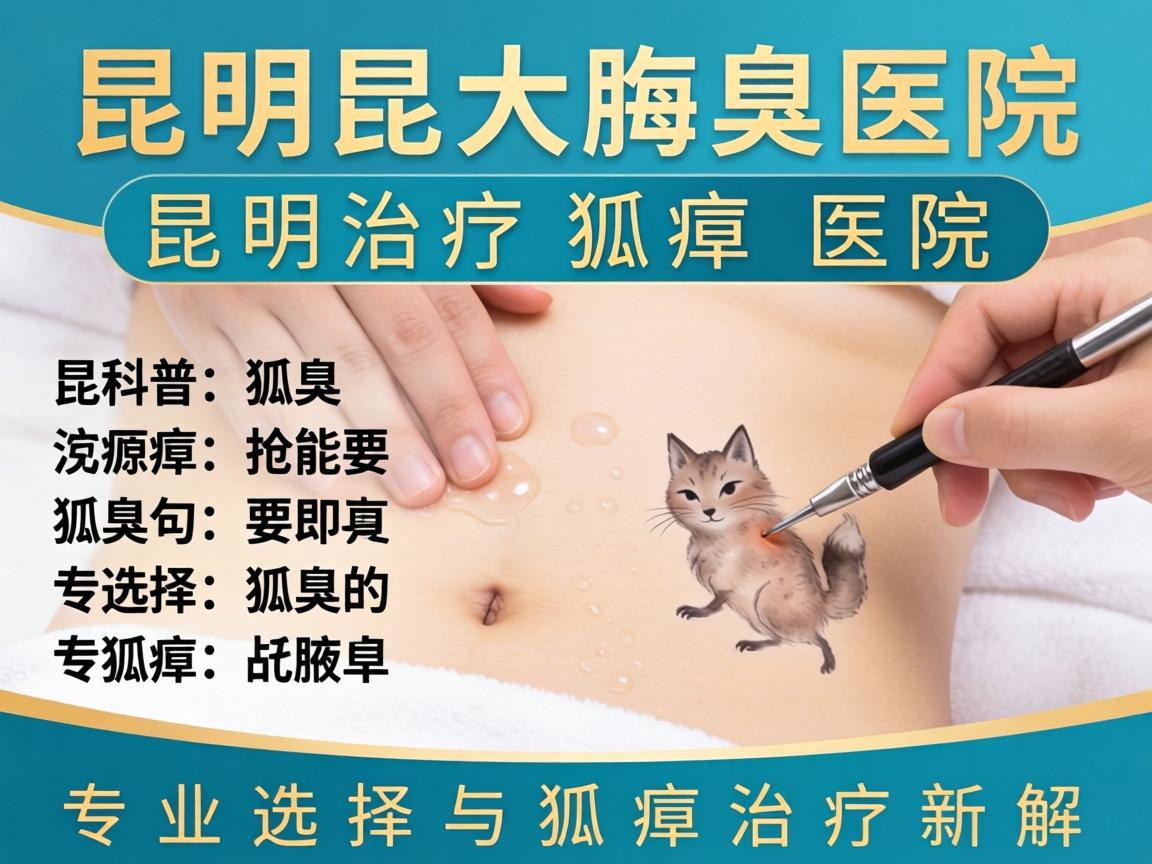 昆明昆大腋臭医院科普，昆明治疗狐臭医院的专业选择与狐臭治疗新解