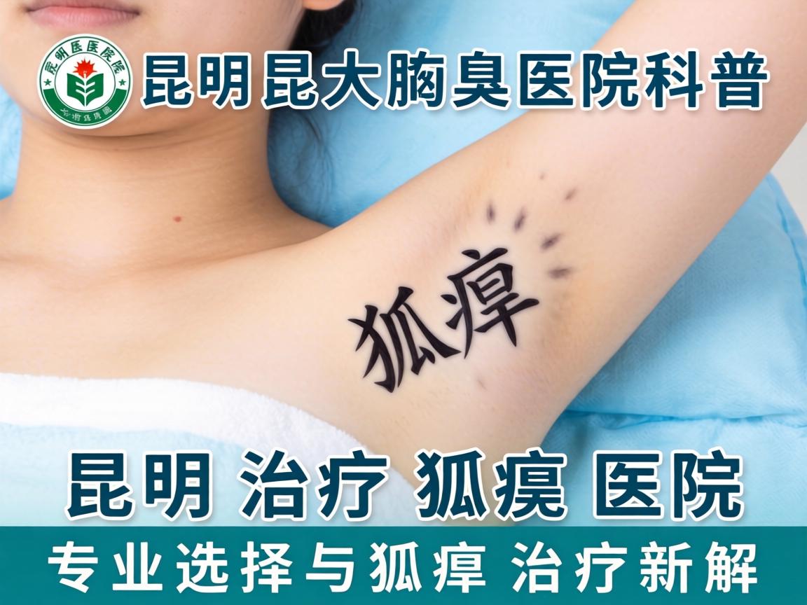 昆明昆大腋臭医院科普，昆明治疗狐臭医院的专业选择与狐臭治疗新解