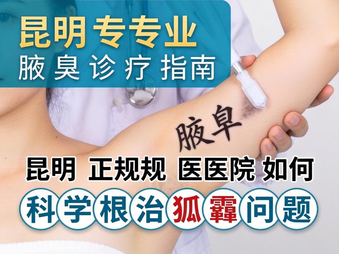 昆明专业腋臭诊疗指南，昆明正规医院如何科学根治狐臭问题