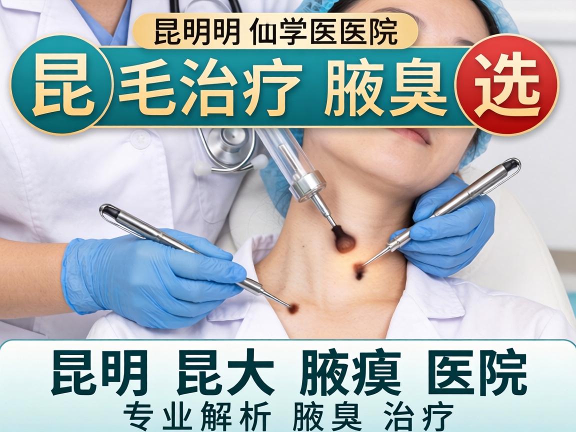 昆明治疗腋臭的医院选择，昆明昆大腋臭医院专业解析腋臭治疗