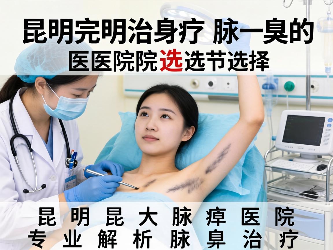 昆明治疗腋臭的医院选择，昆明昆大腋臭医院专业解析腋臭治疗
