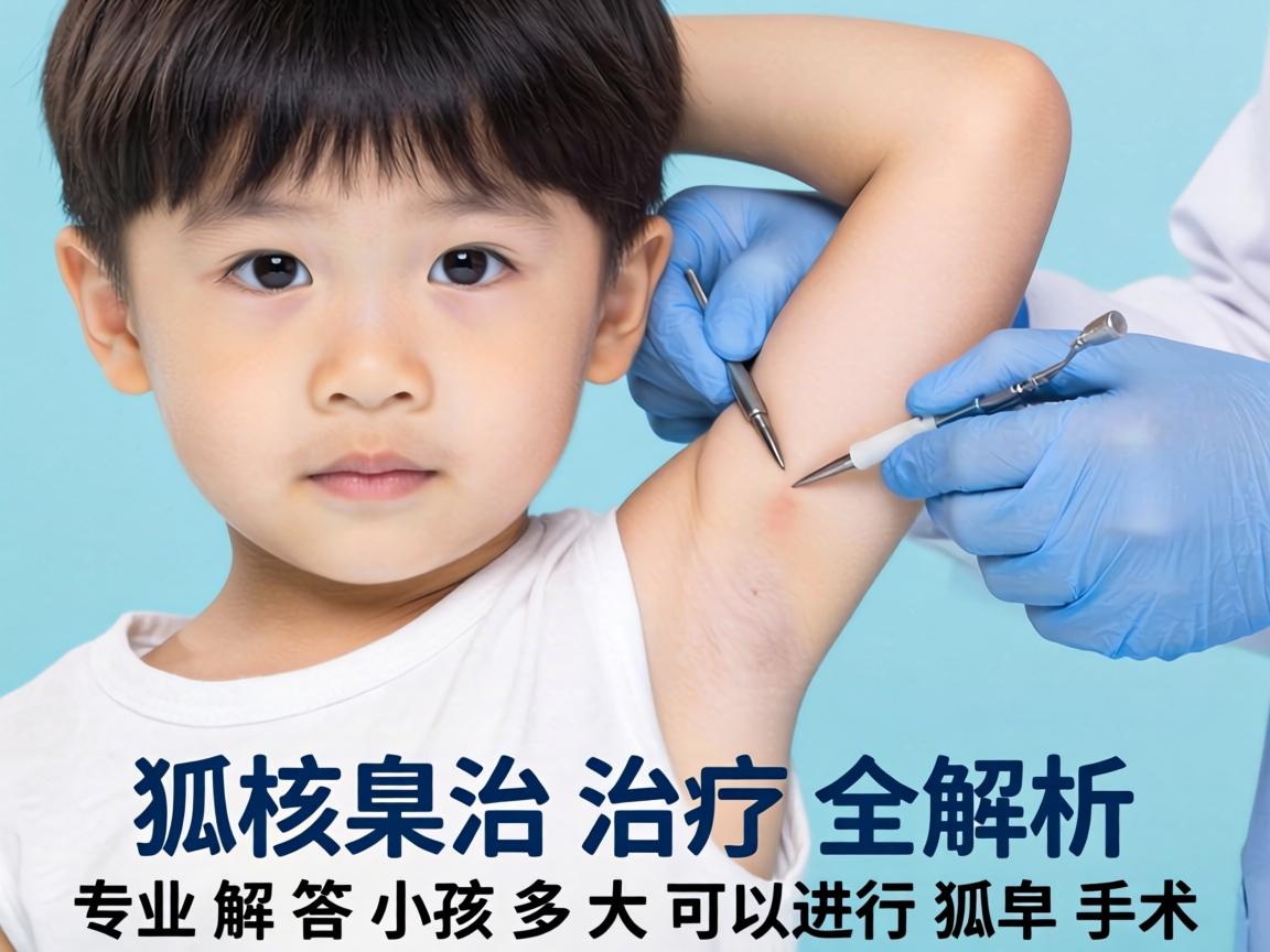 小孩狐臭治疗全解析，专业解答小孩多大可以进行狐臭手术