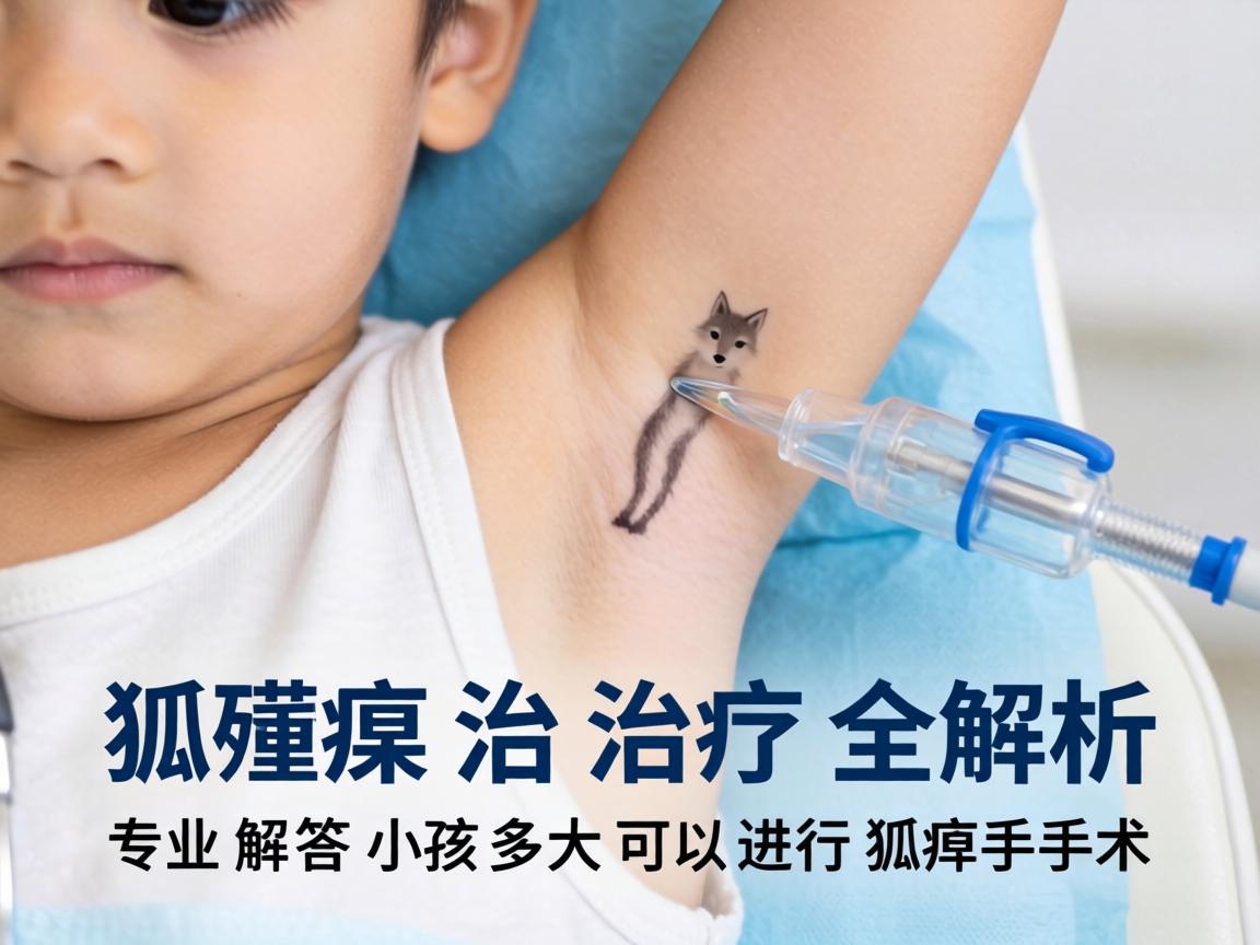 小孩狐臭治疗全解析，专业解答小孩多大可以进行狐臭手术