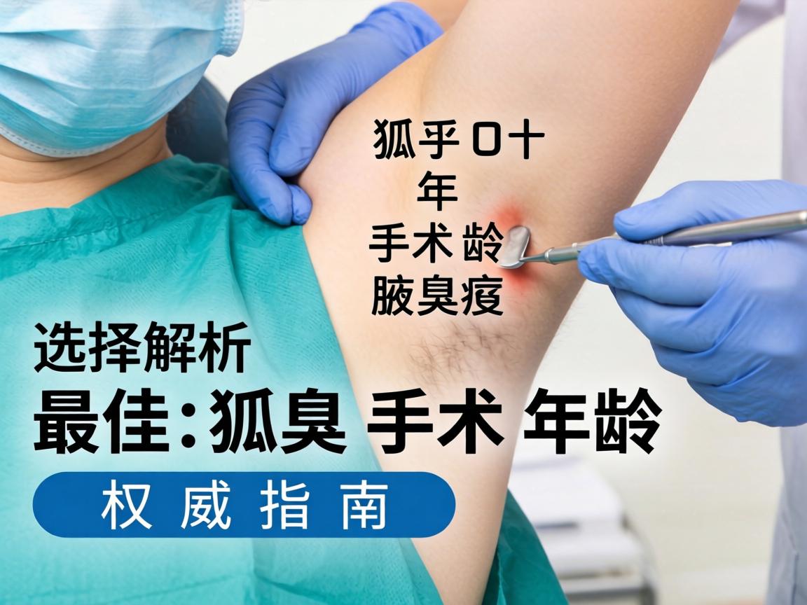 狐臭手术年龄解析,选择最佳狐臭手术年龄的权威指南 狐臭手术年龄解析,选择最佳狐臭手术年龄的权威指南
