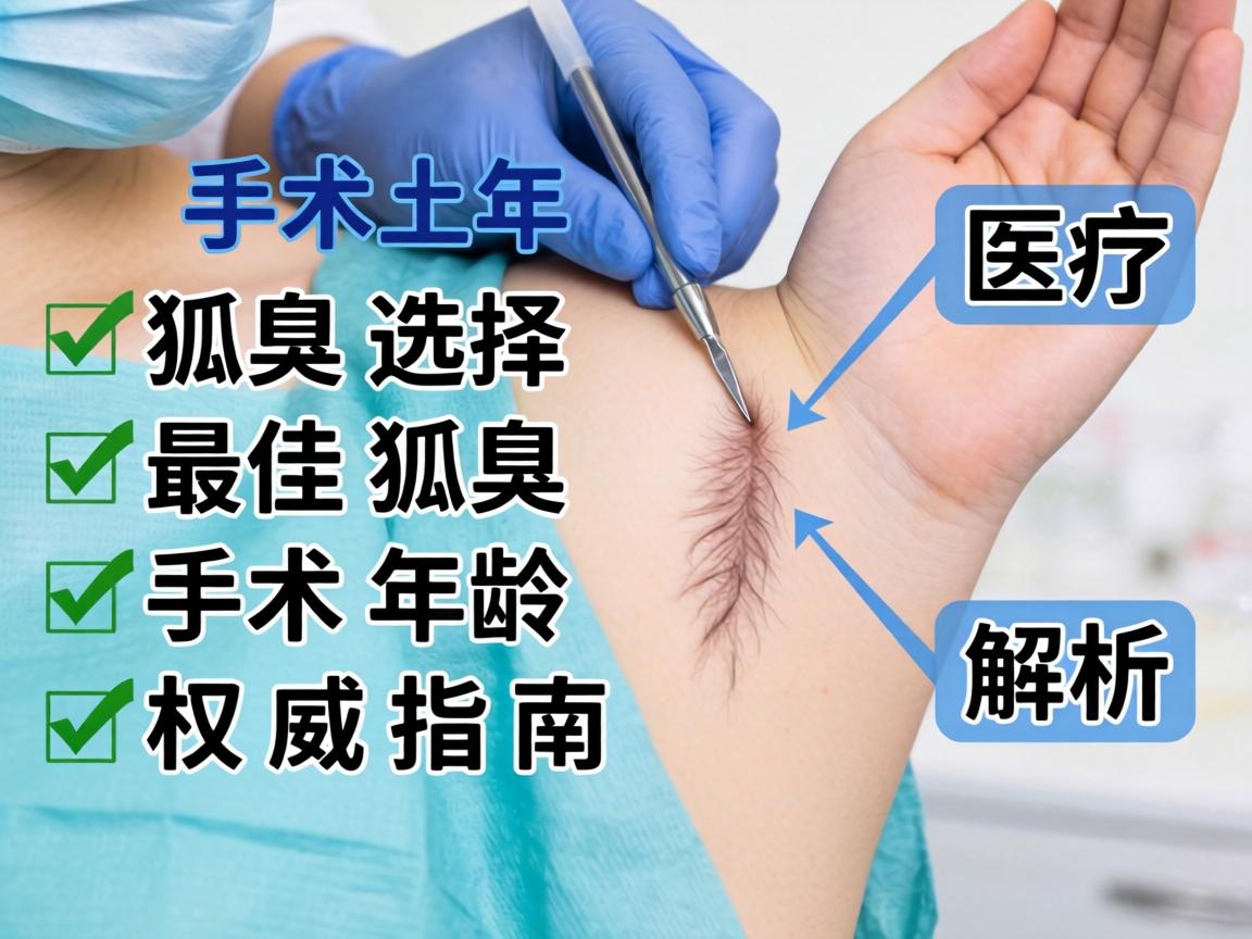 狐臭手术年龄解析,选择最佳狐臭手术年龄的权威指南 狐臭手术年龄解析,选择最佳狐臭手术年龄的权威指南