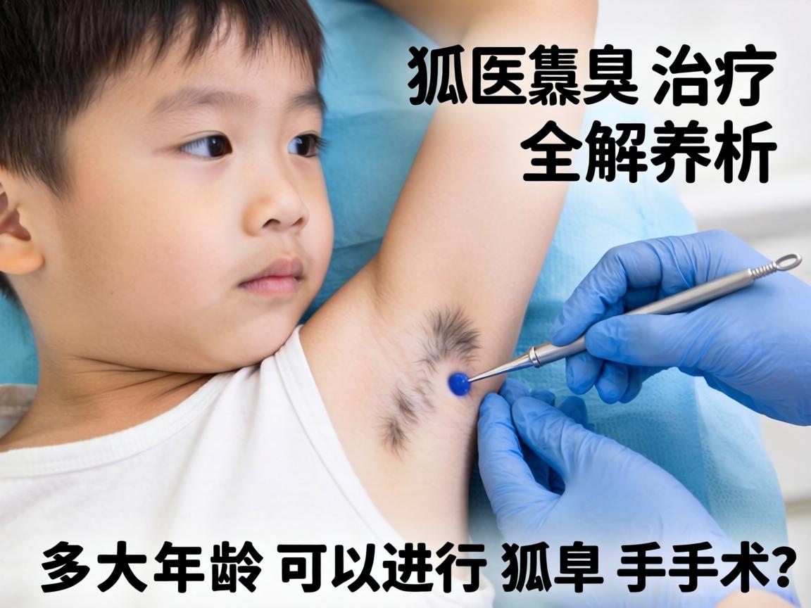 小孩狐臭治疗全解析，多大年龄可以进行狐臭手术？
