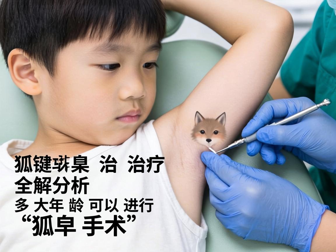 小孩狐臭治疗全解析，多大年龄可以进行狐臭手术？