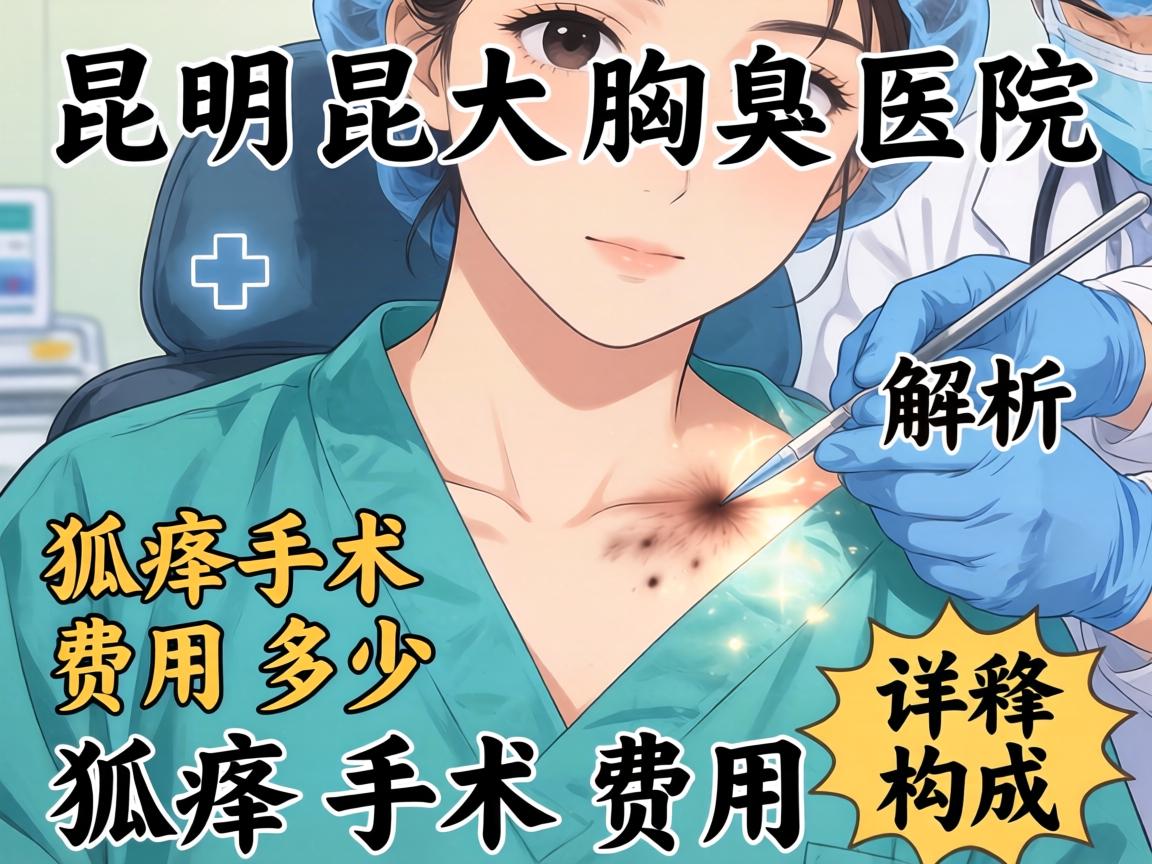 昆明昆大腋臭医院解析，狐臭手术费用多少，详解狐臭手术费用构成
