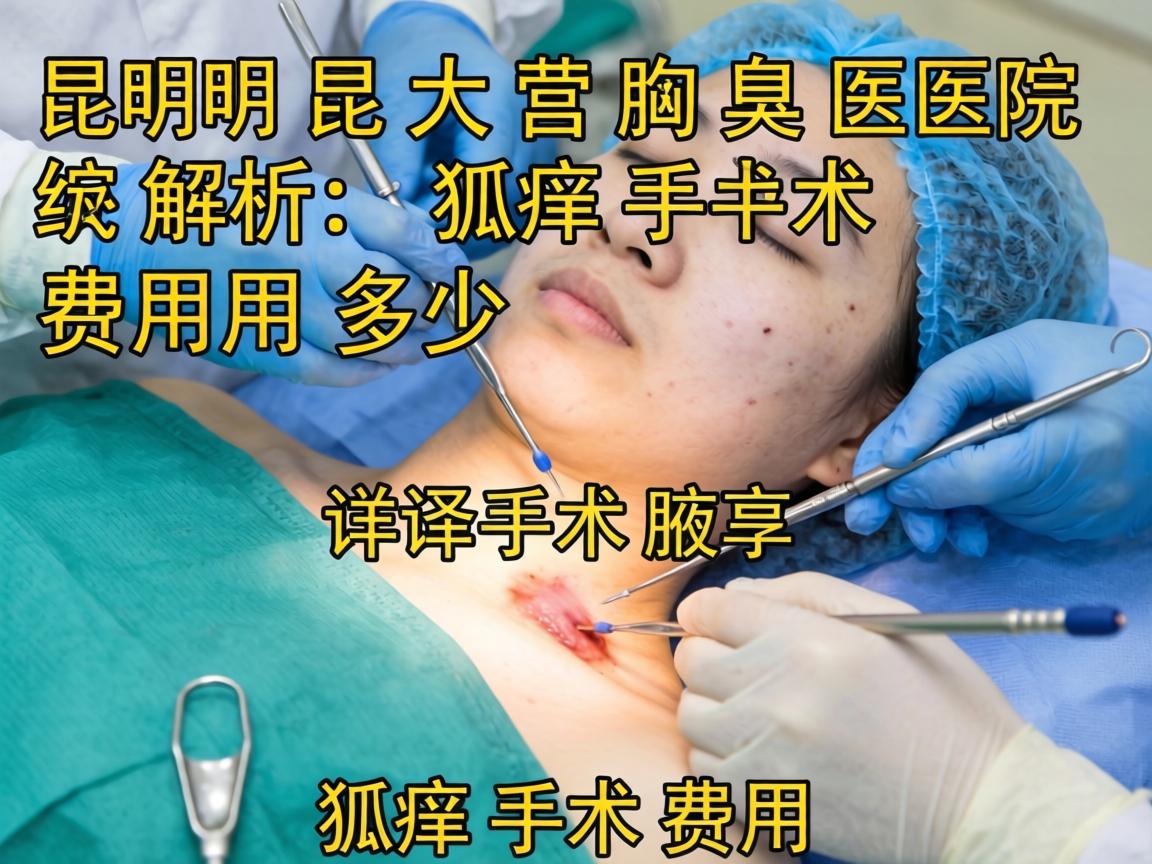 昆明昆大腋臭医院解析，狐臭手术费用多少，详解狐臭手术费用构成