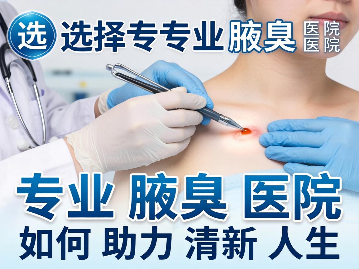 选择专业腋臭医院，专业腋臭医院如何助力清新人生