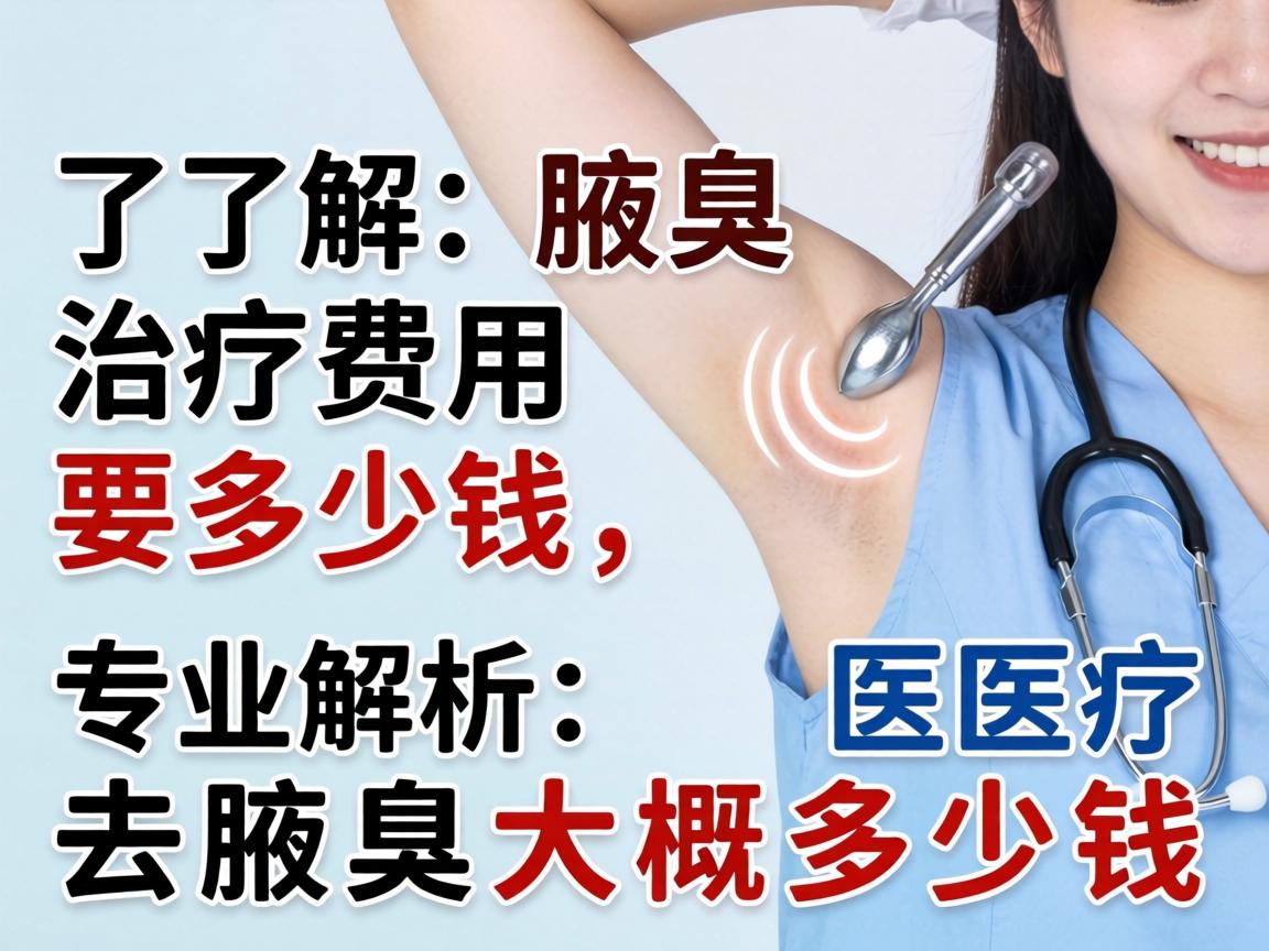 了解腋臭治疗费用要多少钱，专业解析去腋臭大概多少钱