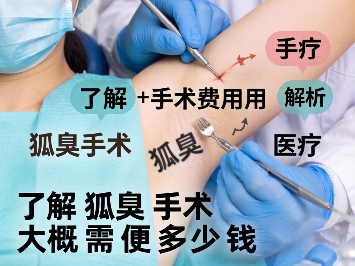 狐臭手术费用解析，了解狐臭手术大概需要多少钱