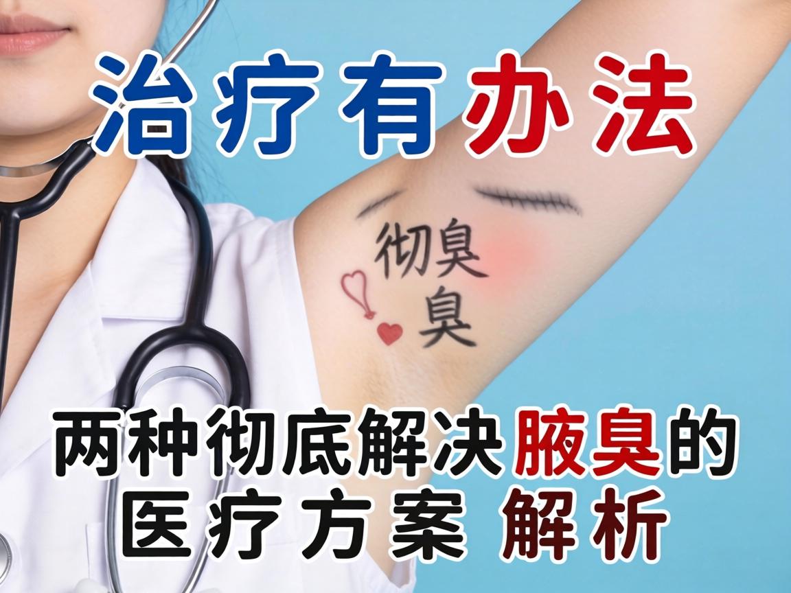 腋臭治疗有办法，两种彻底解决腋臭的医疗方案解析