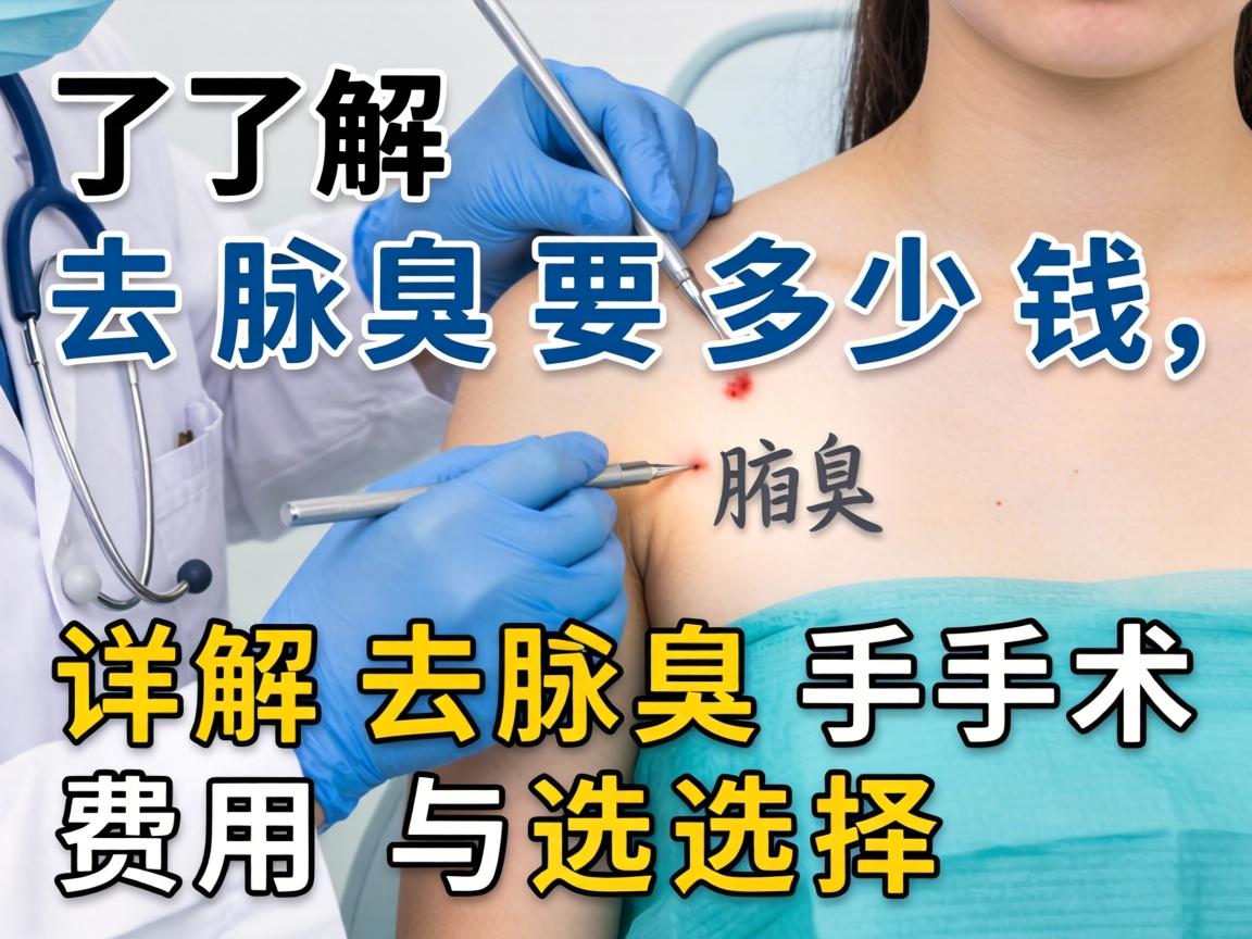 了解去腋臭要多少钱，详解去腋臭手术费用与选择