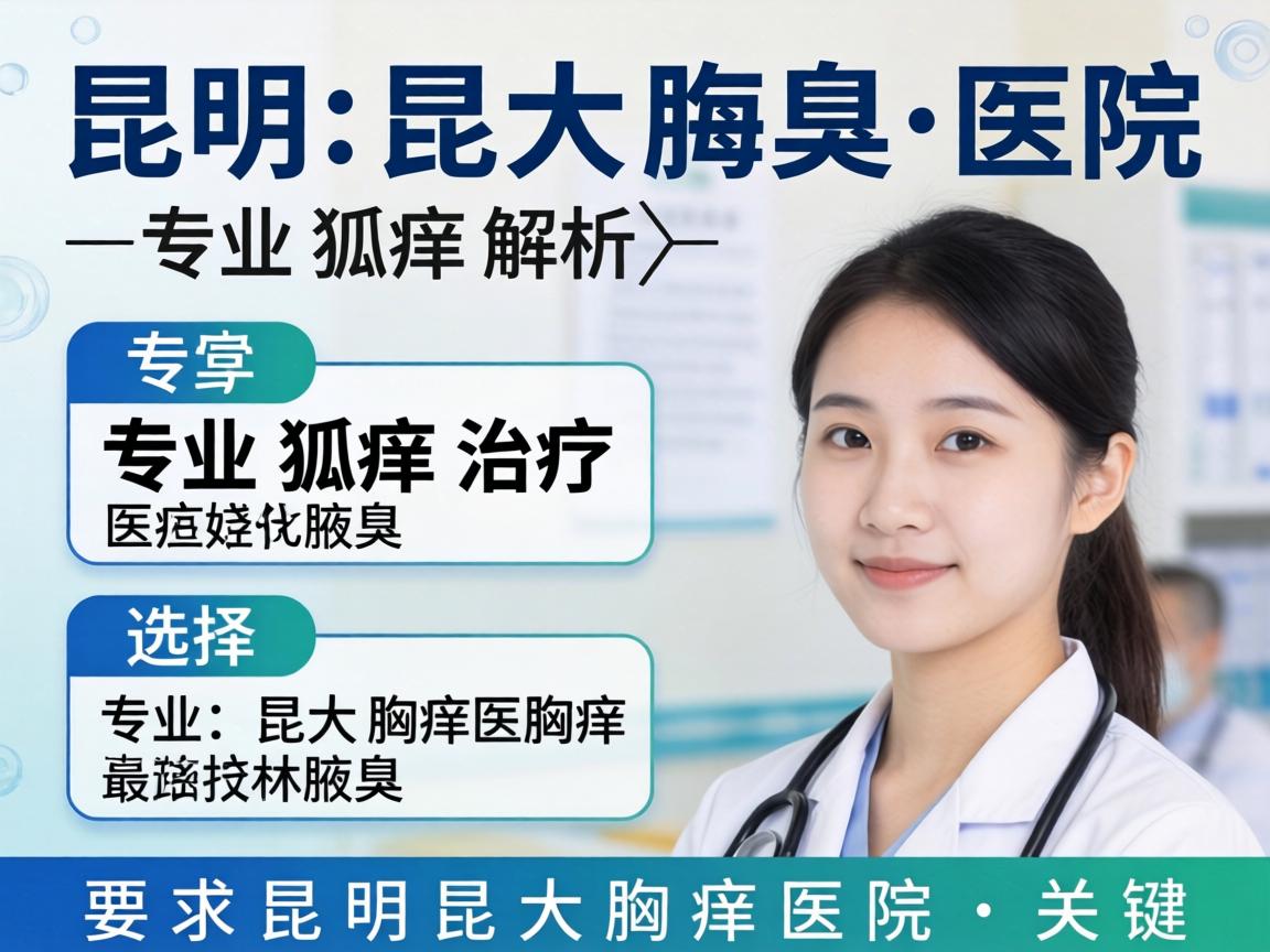 昆明昆大腋臭医院解析，专业狐臭治疗，选择昆明昆大腋臭医院的关键