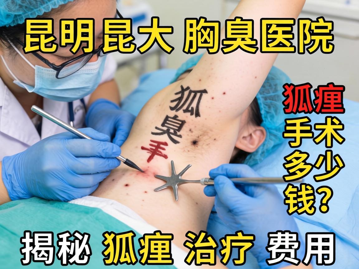 昆明昆大腋臭医院解析,狐臭手术多少钱?揭秘狐臭治疗费用 昆明昆大腋臭医院解析,狐臭手术多少钱?揭秘狐臭治疗费用