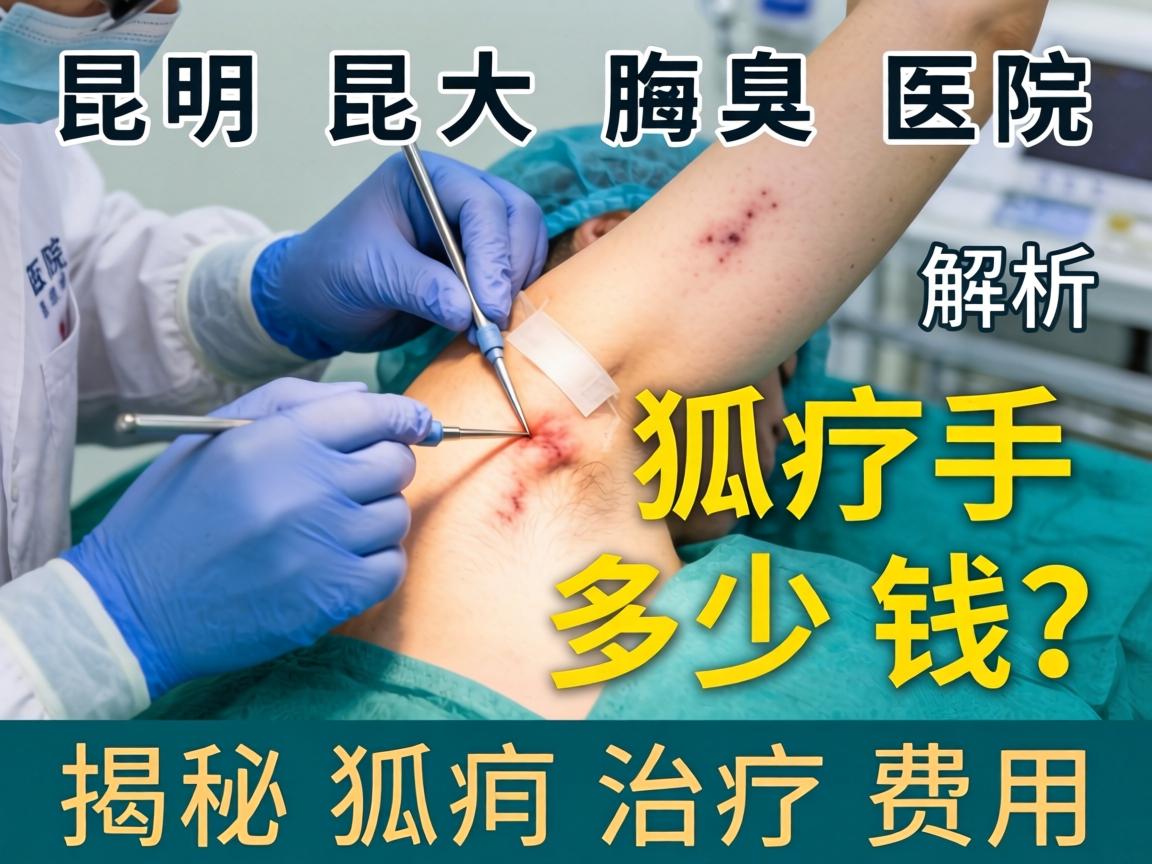 昆明昆大腋臭医院解析,狐臭手术多少钱?揭秘狐臭治疗费用 昆明昆大腋臭医院解析,狐臭手术多少钱?揭秘狐臭治疗费用