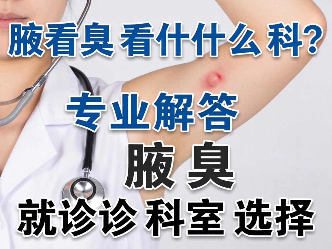 腋臭该看什么科？专业解答腋臭就诊科室选择