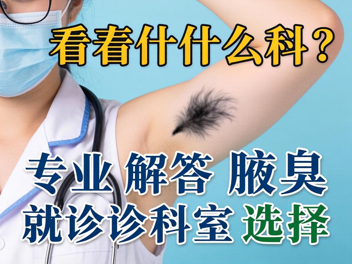 腋臭该看什么科？专业解答腋臭就诊科室选择