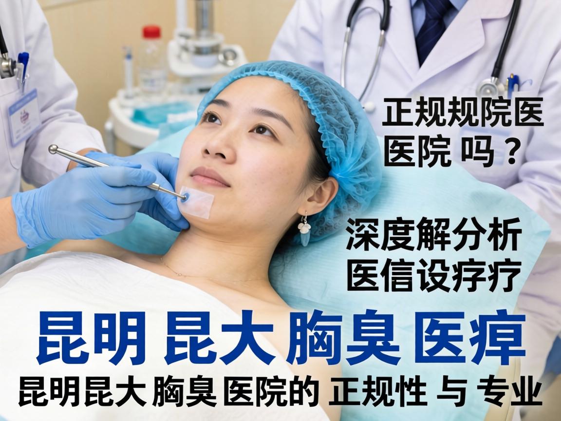 昆明昆大腋臭医院是正规医院吗？深度解析昆明昆大腋臭医院的正规性与专业