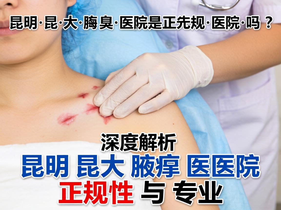 昆明昆大腋臭医院是正规医院吗？深度解析昆明昆大腋臭医院的正规性与专业