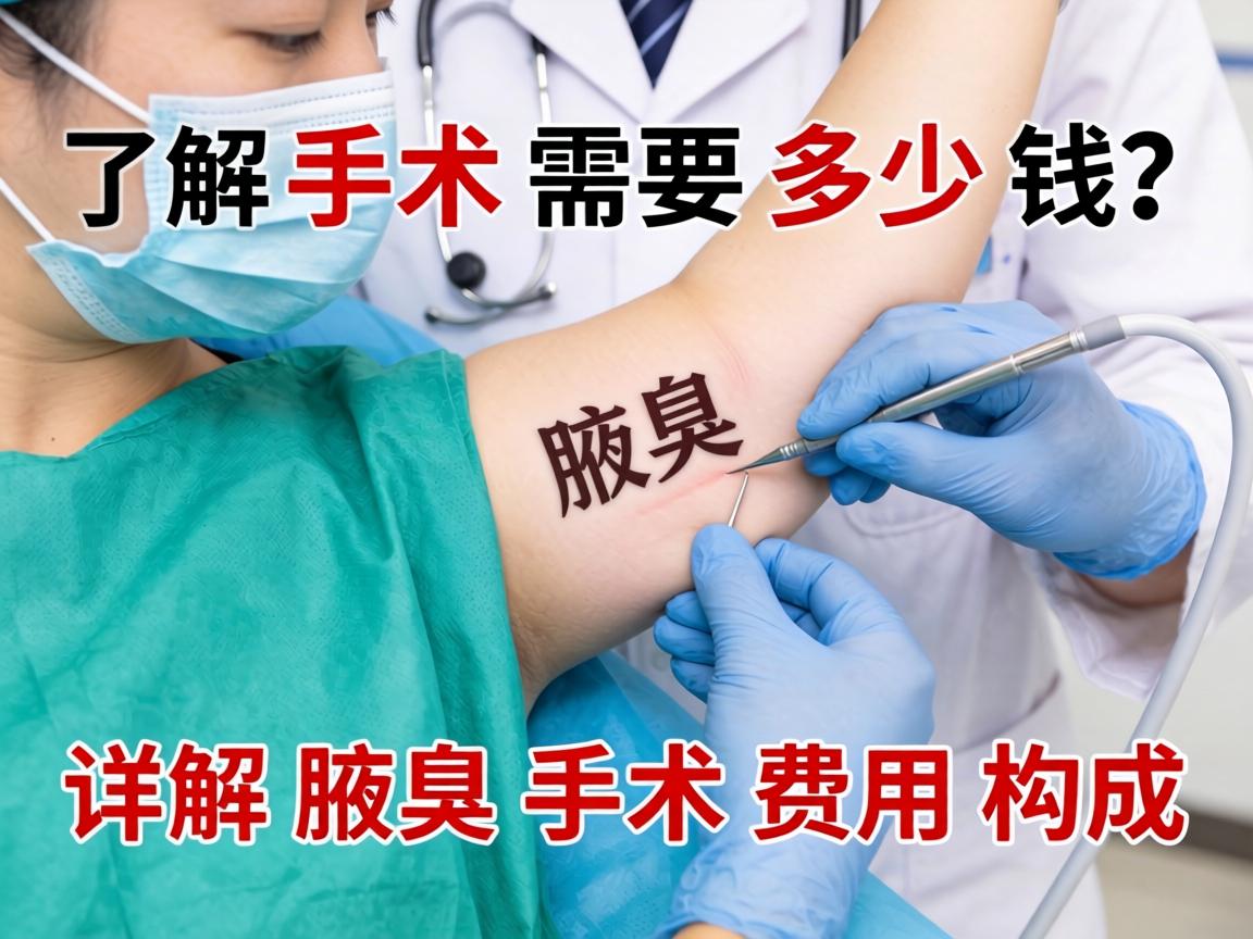 了解腋臭手术需要多少钱？详解腋臭手术费用构成