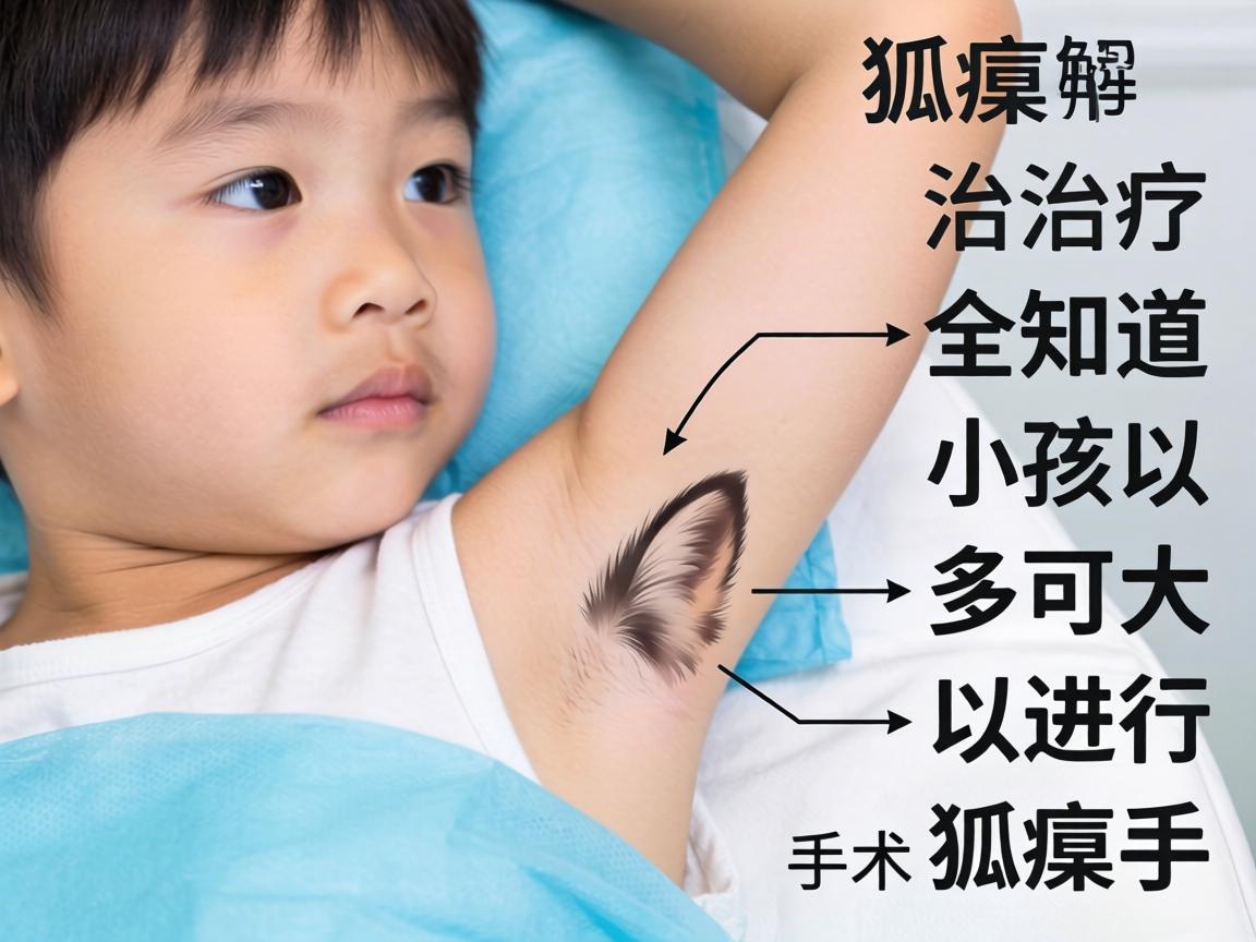 小孩狐臭治疗全知道，解析小孩多大可以进行狐臭手术