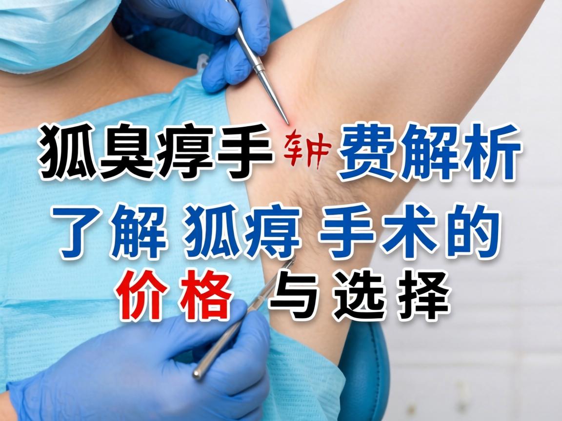 狐臭手术费用解析，了解狐臭手术的价格与选择