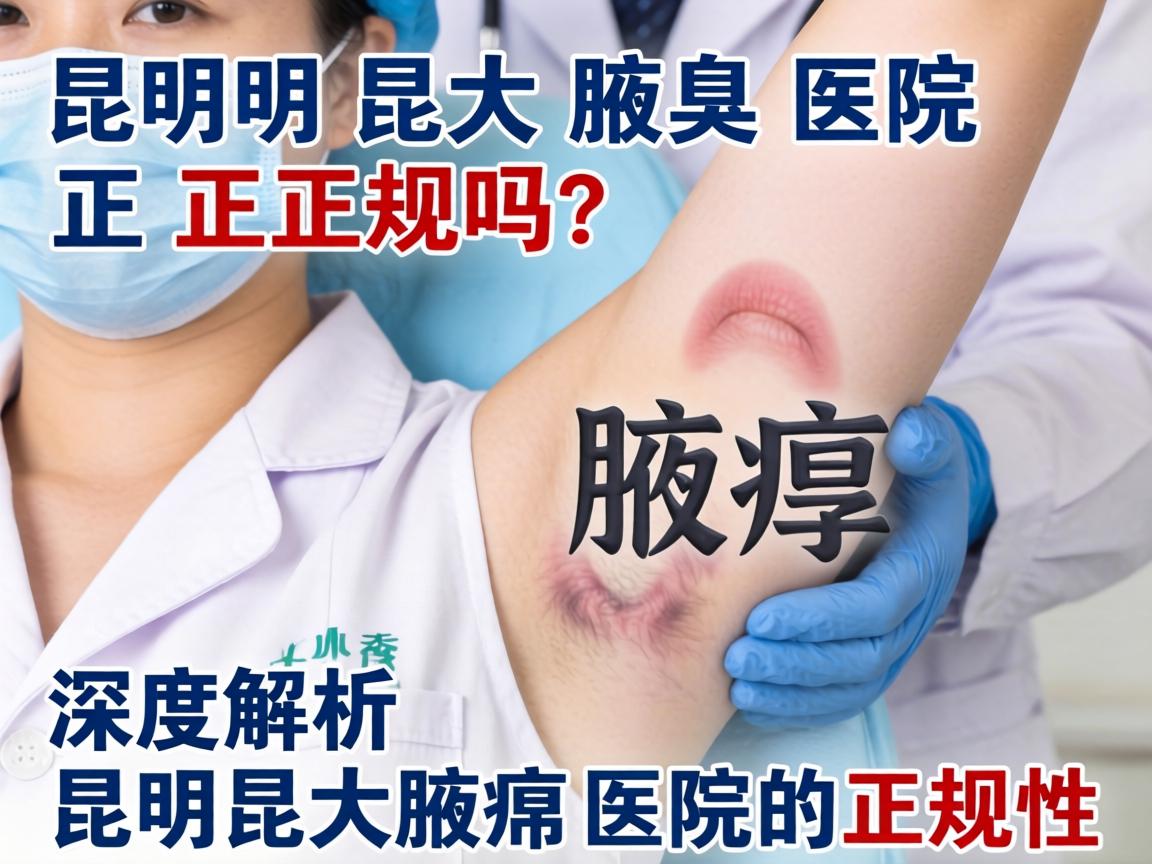 昆明昆大腋臭医院正规吗？深度解析昆明昆大腋臭医院的正规性
