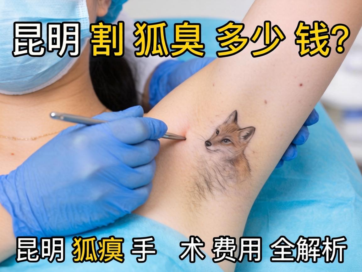 昆明割狐臭多少钱？昆明狐臭手术费用全解析