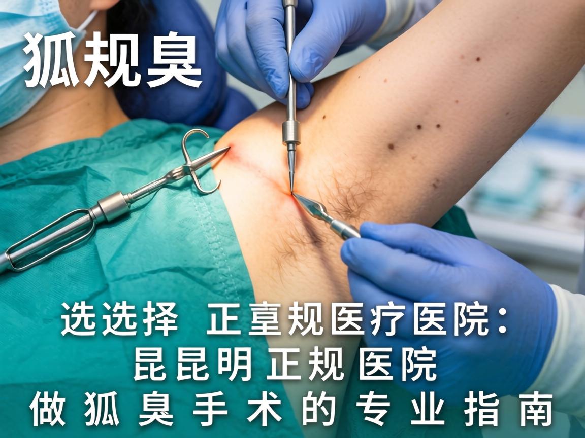 狐臭手术选择正规医院，昆明正规医院做狐臭手术的专业指南