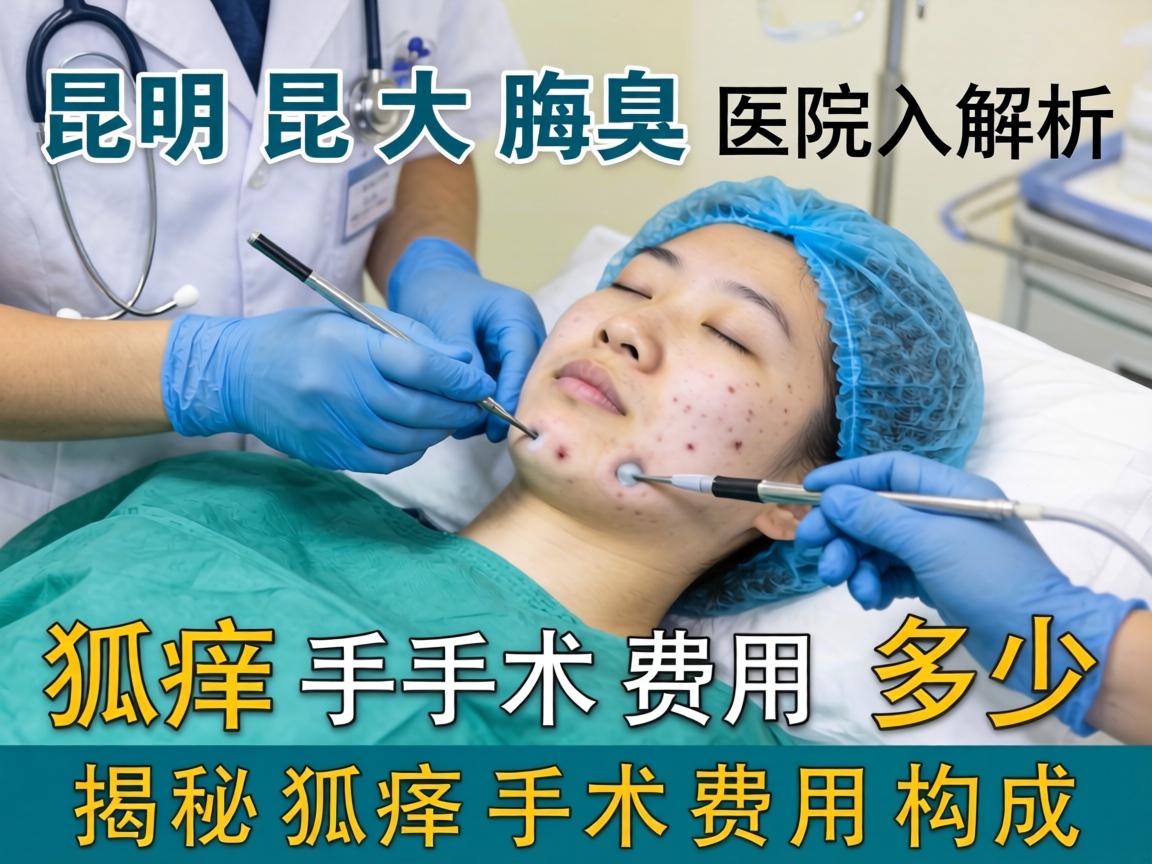 昆明昆大腋臭医院解析，狐臭手术费用多少，揭秘狐臭手术费用构成